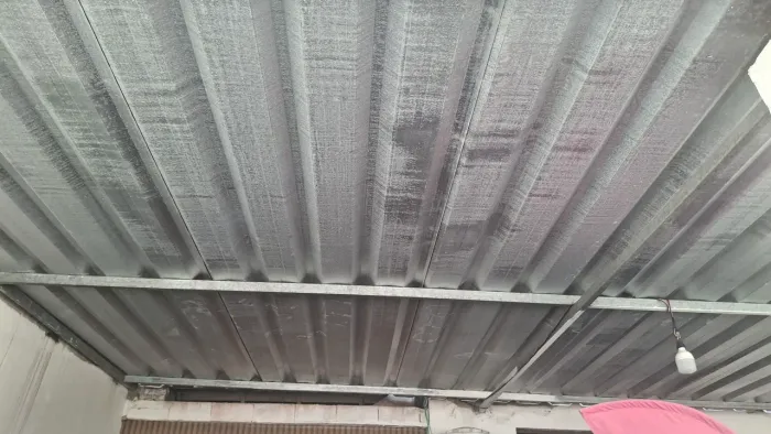 Cobertura em telha galvanizada