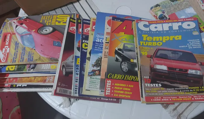 Revistas quatro rodas colecionador antigas