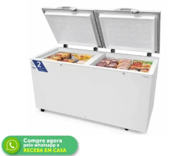 Congelador 2 Tampas 503L Fricon Novo