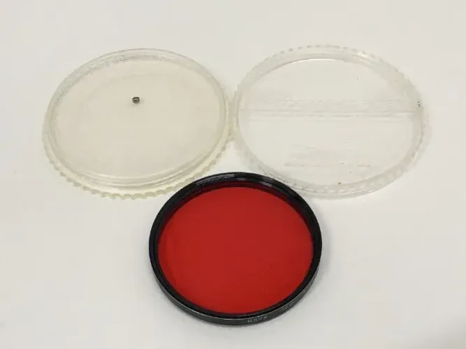 Filtro HOYA R25A 72mm Vermelho Original Japão - Case Photographic filter - Bronica