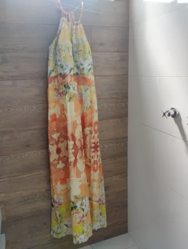 Vestido longo floral