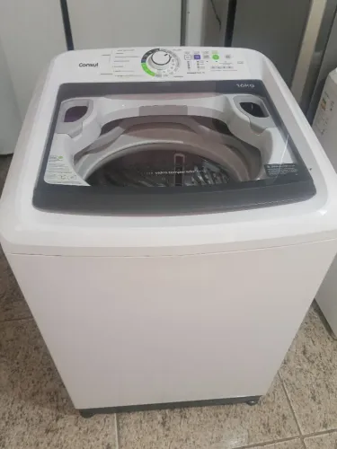 Lavadora Consul turbo com cesto de inox 16 kg com pouco tempo de uso tudo funcionando OK
