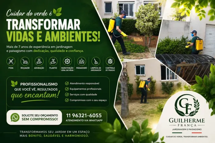 ? JARDINAGEM E PAISAGISMO PROFISSIONAL ?<br>
