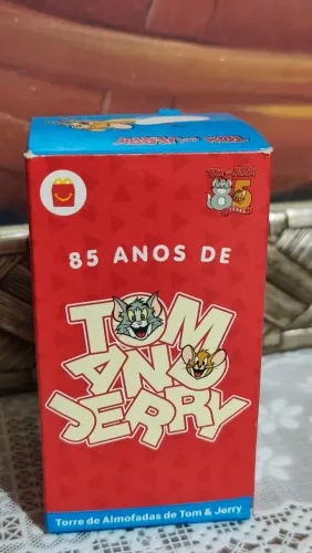 Torre de Almofadas Tom & Jerry - Novo, sem lacre | Edição 85 Anos McDonald?s