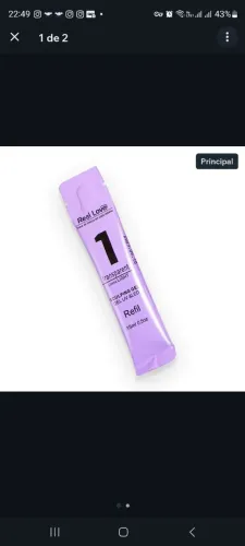 3 saches Gel Transparente Reallove 01 Linha light - Sache 15 ml