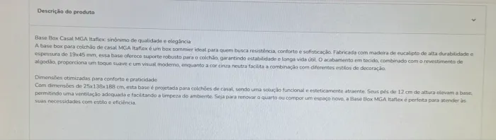 Base Box baú casal