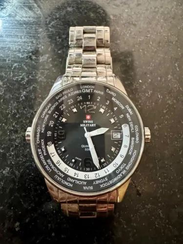 relogio original Swiss Army SM34007.01 comprado em Zurique