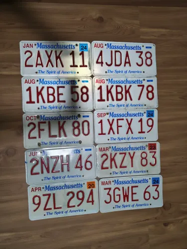 Carro Placa Estados Unidos Americana