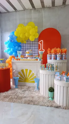 Decoração completa para festas e eventos