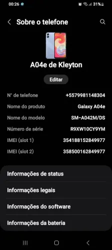 Vendo celular , apenas com trinco na tela , funcionando perfeitamente