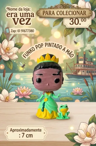 Funko pop princesa e o sapo