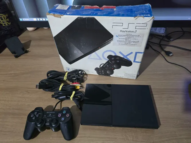 PS2 Slim na Caixa