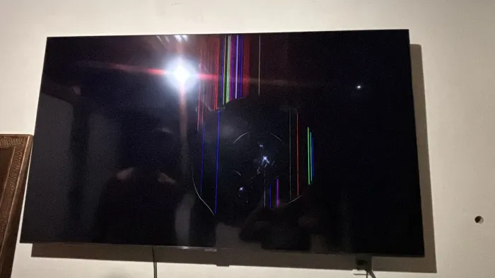 VENDO TV 65 polegadas defeito tela