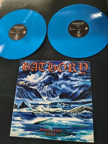 ?[RARO] LP Duplo Bathory - Nordland I & II (Vinil Azul / Gatefold / Black Mark)