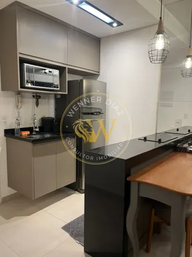 Studio Decorado e Mobiliado no Duo JK Locação