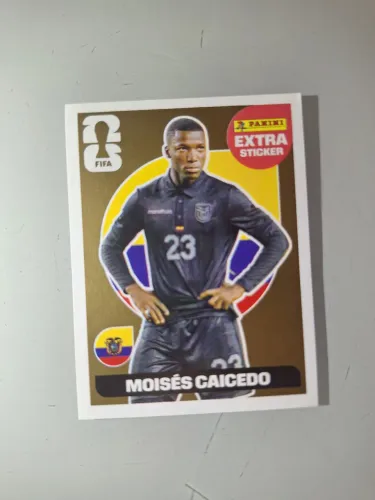 Figurinha Legend Ouro Moisés Caicedo