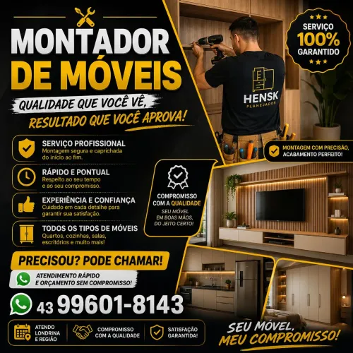 Montador de Móveis Londrina
