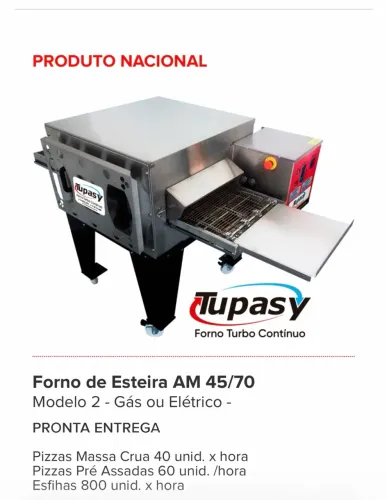 Forno esteira Tupasy Am-45