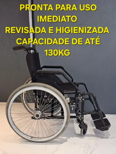 Cadeira de rodas REVISADA E HIGIENIZADA