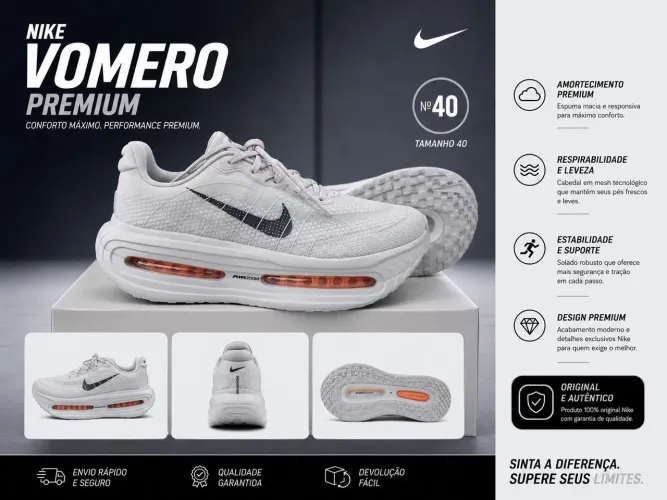 ( PROMOÇÃO) NIKE VOMERO PREMIUM N° 40 / IMPORTADO