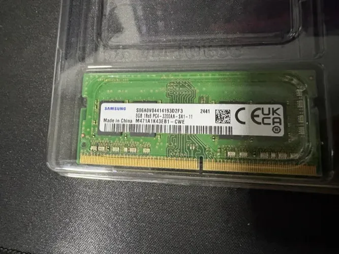 Memória RAM notebook 8GB DDR4 3200MHz Samsung