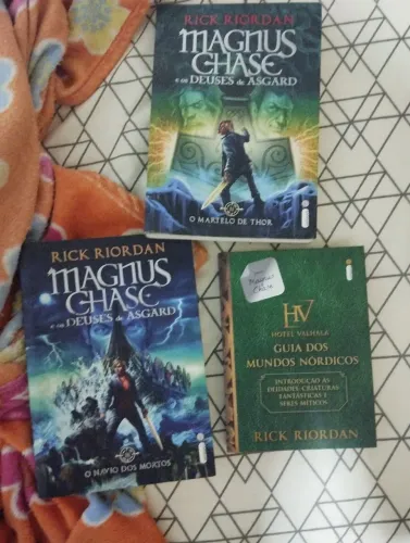 3 Livros Magnus Chase 