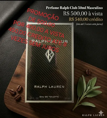 Perfume Ralph Club 50ml original 