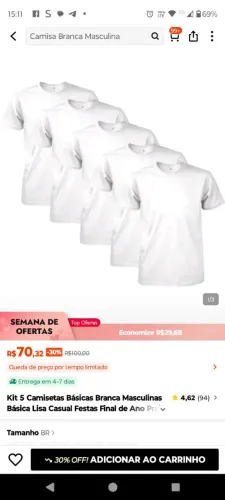 Camisa branca
