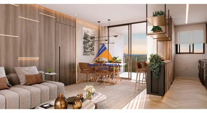 Apartamento de alto padrão com 73mts, 1 suíte master, varanda, 1 vaga de garagem, lazer ex