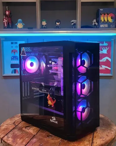 PC Gamer I7 10700, GTX 1080 Ti 11GB, 32GB RAM, NVMe 960GB, Z590, Water Cooler Custom