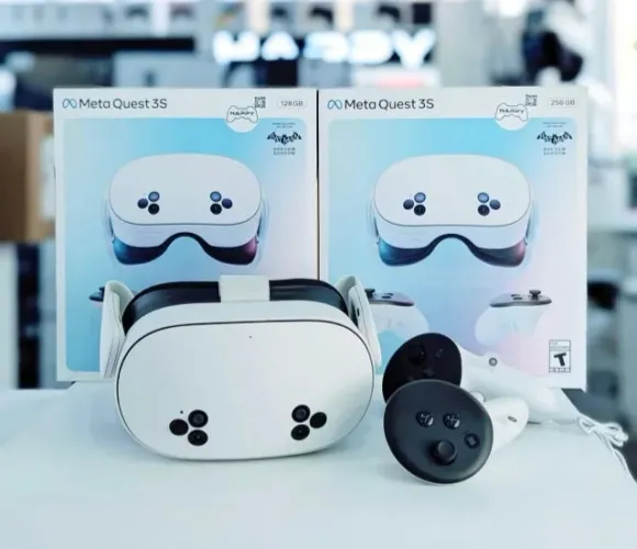 Óculos de Realidade Virtual Meta Quest 3S 256GB + Jogo Batman Arkham Shadow