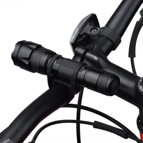 Suporte Elástico Silicone Guidão Lanterna Bicicleta