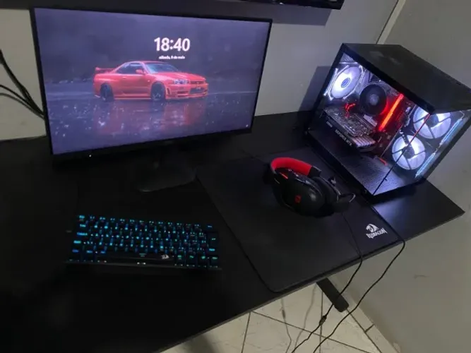Setup Gamer Completo - RTX 3050 + Ryzen 5 5600GT | 32GB RAM | Periféricos Redragon