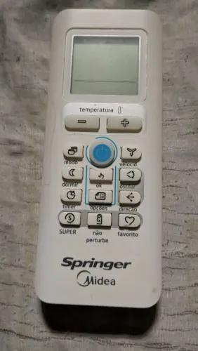 CONTROLE REMOTO AR CONDICIONADO SPRINGER