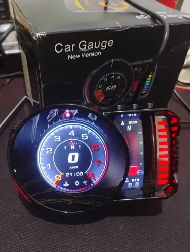 Computador de Bordo - Display Head-Up OBD2 + GPS P28 - Velocímetro Digital(Novo)