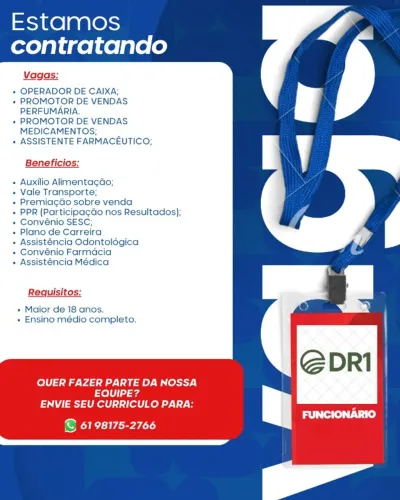 VAGAS DE EMPREGO