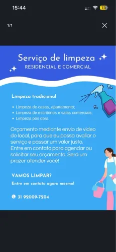 Faxina/diarista