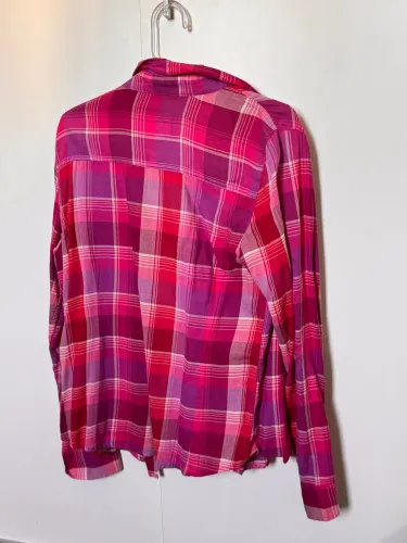 camisa xadrez pink Aeropostale G