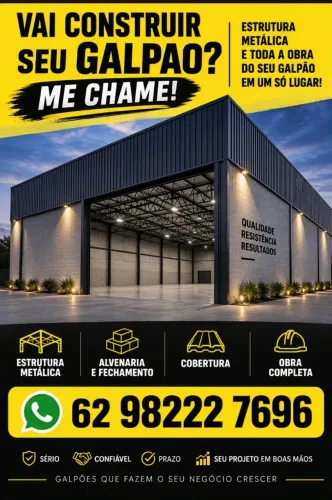 Serviço de estrutura metálica