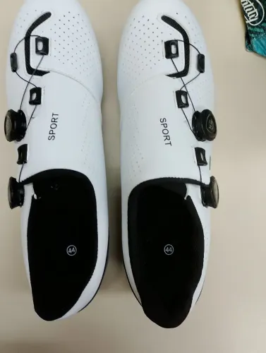 Sapatilha ciclismo MTB Unissex Branca