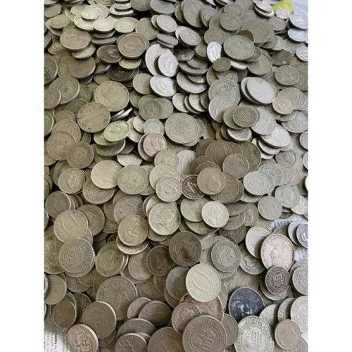 1kg moedas antigas de réis cuproniquel para coleção numismatica