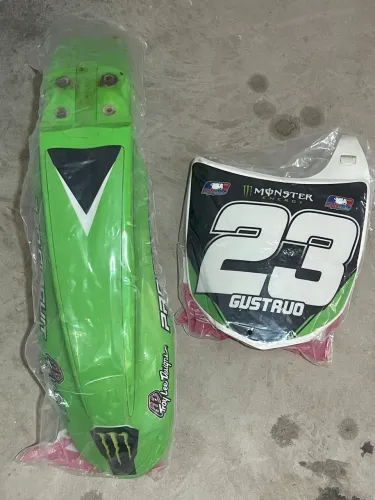 Pára-lama number plate kxf 250 até 2010