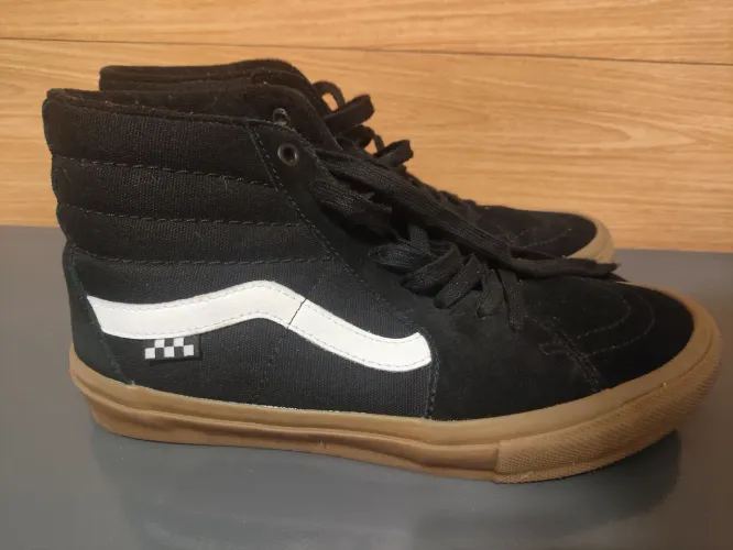 Tênis Vans Skate SK8-HI Black Gum Tamanho 40