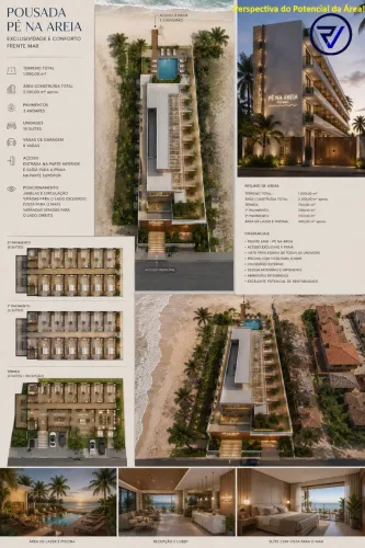 Terreno Premium, frente Mar, na praia da Taíba