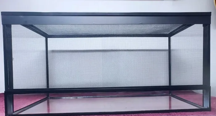 Terrário de Vidro com tela 80x35x40. Répteis,aracnídeos e anfíbios