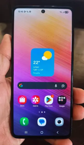 Sansung Galaxy A73 5g - usado com marcas de uso ( nunca caiu..bateria meia vida )
