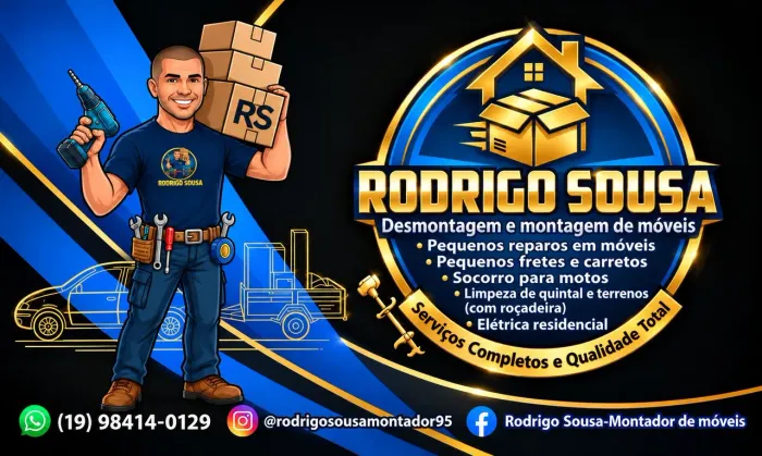 RODRIGO SOUSA - MONTADOR DE MÓVEIS E SERVIÇOS