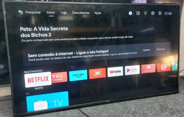Tv smart 50" polegadas Android tcl