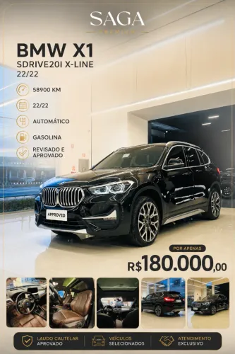 BMW X1 Sdrive 20I X-line 2.0 TB Active Flex 2022