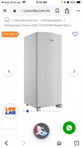 Vendo geladeira 